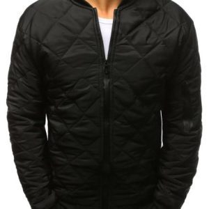 Pánská STYLE bunda prošívaná bomber jacket černá