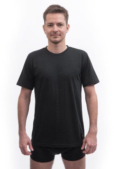 SENSOR MERINO CORDURA pánské triko kr.rukáv černá Velikost: XXL - Obrázek 2