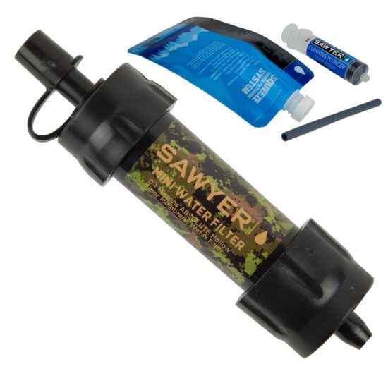 Vodní cestovní filtr SAWYER SP128 MINI Filter CAMO  (Limited Edition) 050716001075