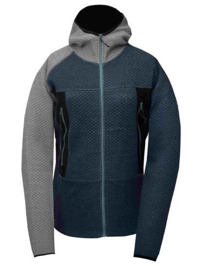 2117 of Sweden 2117 NYBYN ECO dámská waffe merino mikina