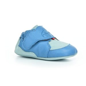 Affenzahn Leather Crawly Shark Blue  capáčky