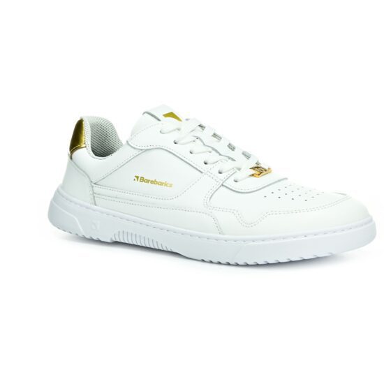 Be Lenka Barebarics Zing White & Gold leather