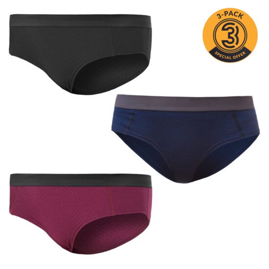 EGLOO Merino EGLOO DF MERINO 3 PACK dámské kalhotky