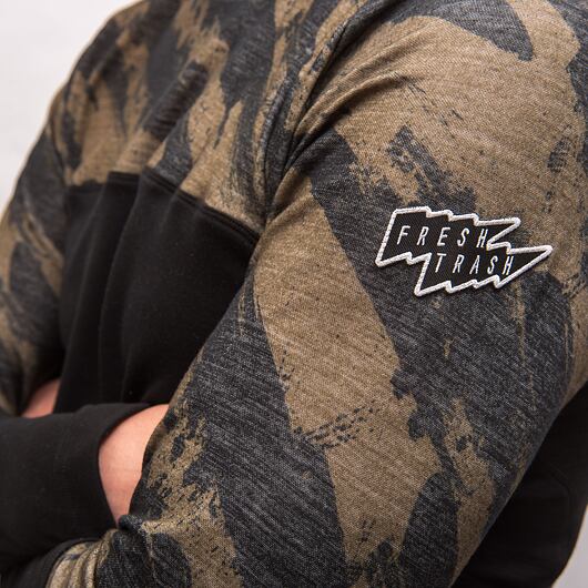 FRESH TRASH FT men's escape merino long sleeve tee black brush Velikost: XXL - Obrázek 2
