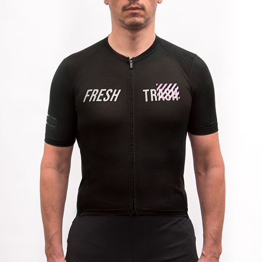 FRESH TRASH FT men's lite merino evo jersey true black Velikost: XXL - Obrázek 2