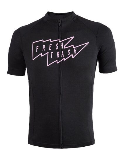 FRESH TRASH FT men's lite merino jersey true black Velikost: S