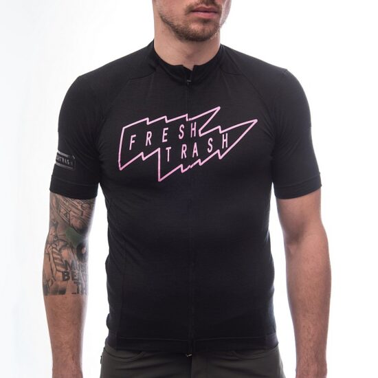 FRESH TRASH FT men's lite merino jersey true black Velikost: XXL - Obrázek 2