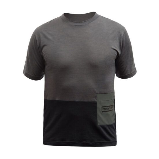 FRESH TRASH FT men's lite merino pocket jersey olive green/black Velikost: XL