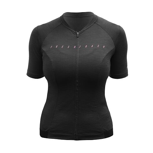 FRESH TRASH FT women's lite merino jersey true black Velikost: XL