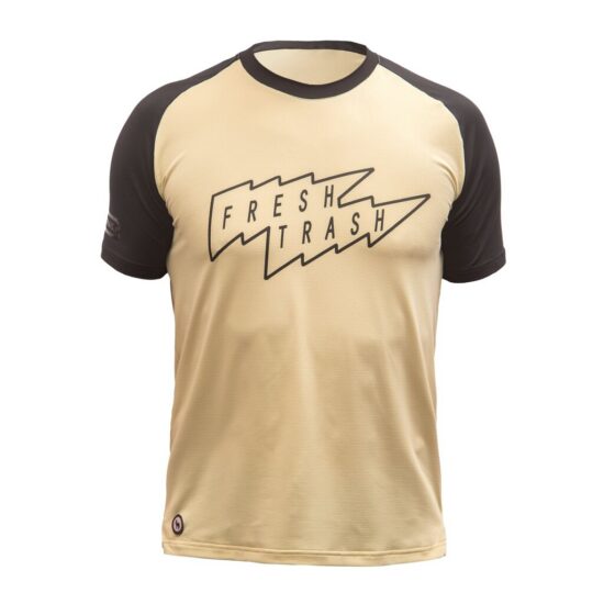Fresh Trash MEN'S HORIZON SHORT SLEEVE TEE SAND/BLACK Velikost: XL