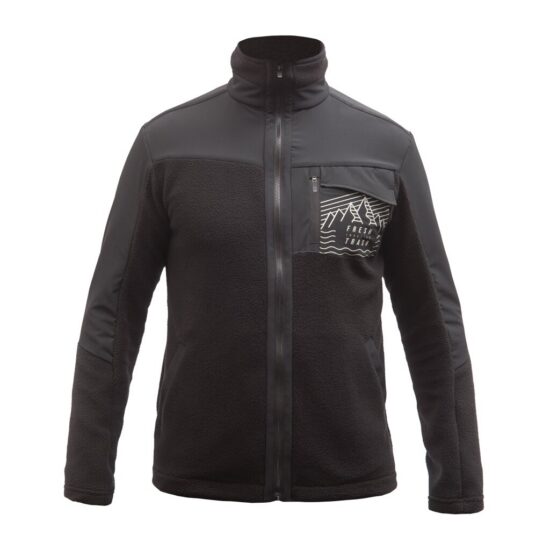 Fresh Trash UNISEX FLEECE JACKET BLACK Velikost: M