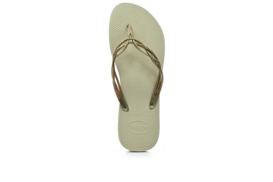 Havaianas Flash Sweet beige straw  pantofle