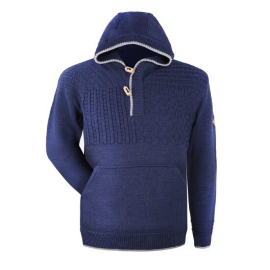 KAMA 4059 unisex merino svetr s kapucí