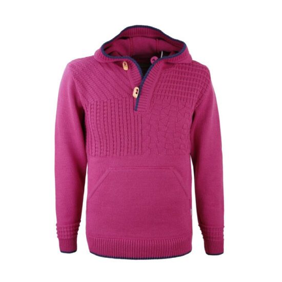 KAMA 4059 unisex merino svetr s kapucí
