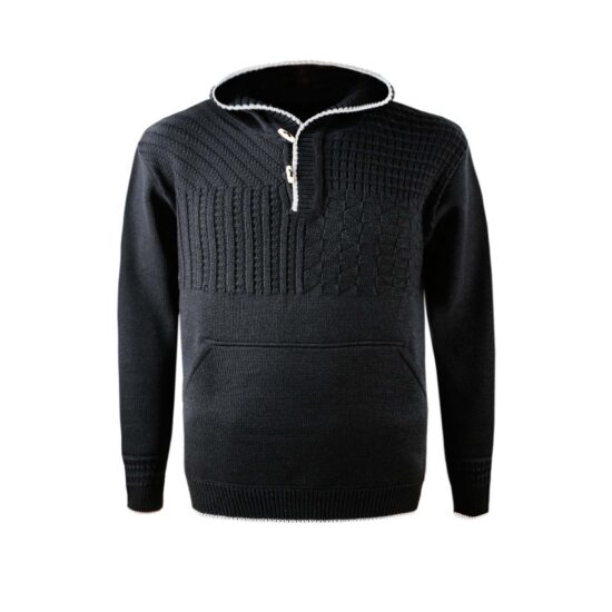 KAMA 4059 unisex merino svetr s kapucí