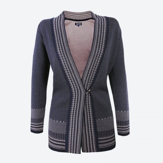 KAMA 5030 Pletený Merino cardigan svetr