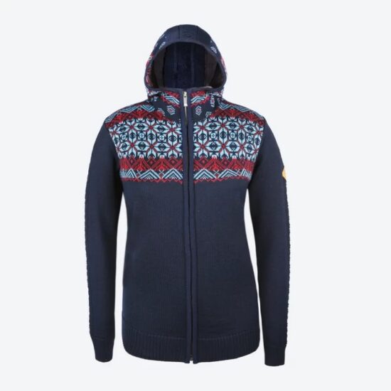 KAMA 5037 dámský merino svetr s kapucí