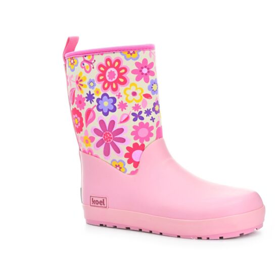 Koel Neopren Flowers Pink  holínky