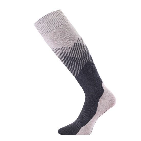 LASTING merino lyžařské podkolenky FWM béžové Velikost: L/42-45