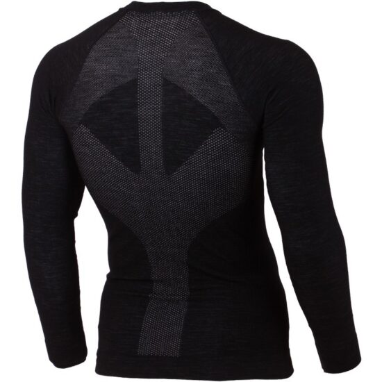 LASTING pánské merino bezešvé triko WAPOL černé Velikost: S/M - Obrázek 2