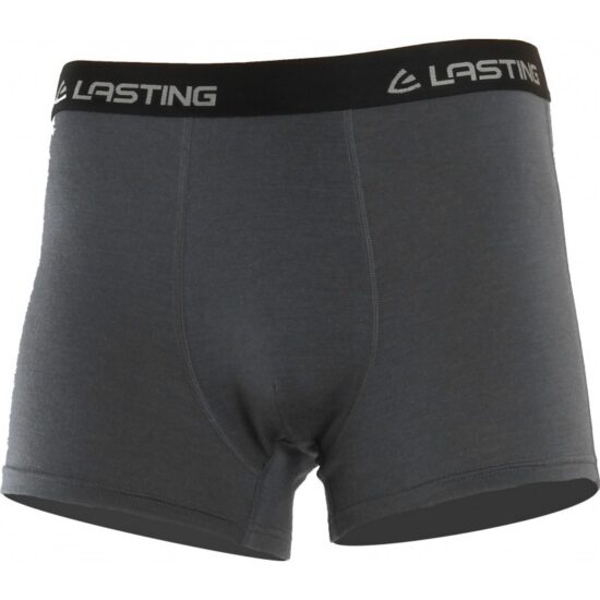 LASTING pánské merino boxerky NORO šedé Velikost: XXL