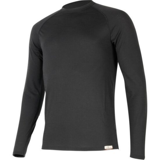 LASTING pánské merino triko ATAR černé Velikost: XXL