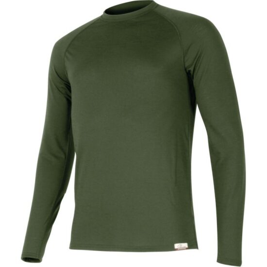 LASTING pánské merino triko ATAR zelené Velikost: S