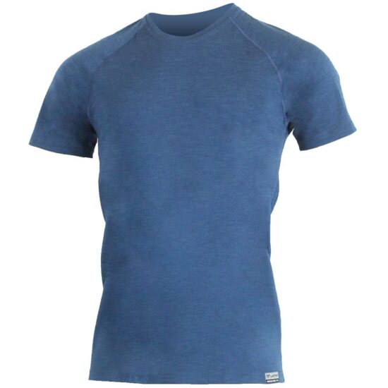 LASTING pánské merino triko QUIDO modrá Velikost: XXL