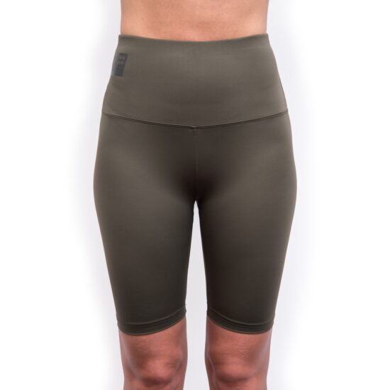 SENSOR INFINITY ECO dámské legíny biker shorts olive green Velikost: S - Obrázek 2