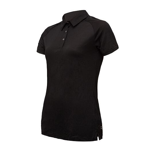 SENSOR MERINO ACTIVE POLO dámské triko kr.rukáv černá Velikost: S - Obrázek 2