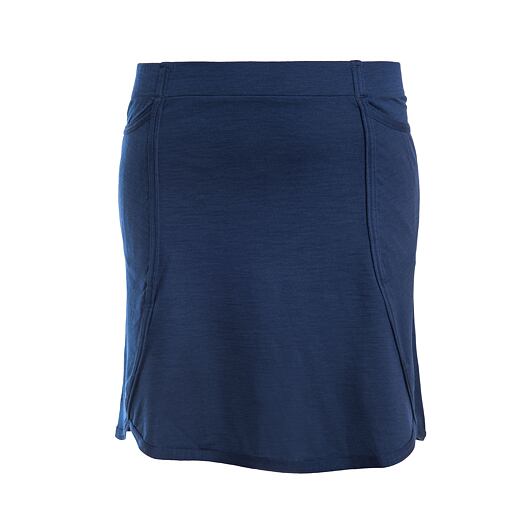 SENSOR MERINO ACTIVE dámská sukně deep blue Velikost: S