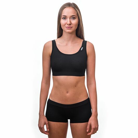 SENSOR MERINO ACTIVE dámské kalhotky s nohavičkou černá Velikost: XXL - Obrázek 2