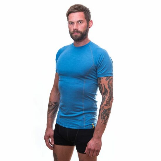 SENSOR MERINO ACTIVE pánské triko kr.rukáv modrá Velikost: S - Obrázek 2