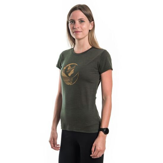 SENSOR MERINO AIR PT FOX dámské triko kr.rukáv olive green Velikost: L - Obrázek 2