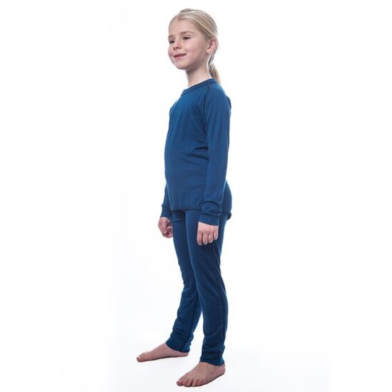SENSOR MERINO AIR SET dětský triko dl.rukáv + spodky tm.modrá Velikost: 140 - Obrázek 2