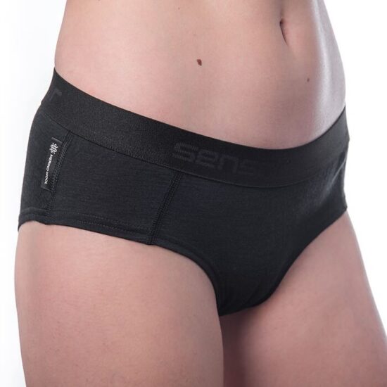 SENSOR MERINO AIR dámské kalhotky černá Velikost: XL - Obrázek 2