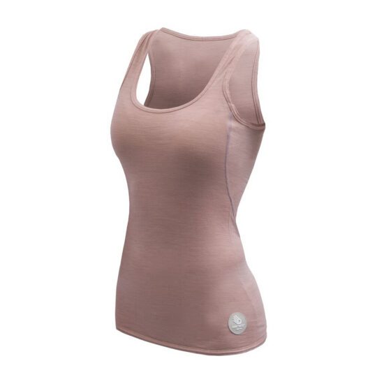 SENSOR MERINO AIR dámské triko bez rukávu dusty pink Velikost: L