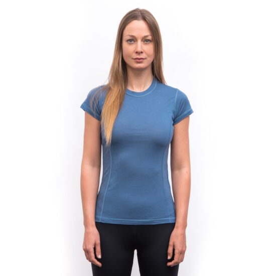 SENSOR MERINO AIR dámské triko kr.rukáv riviera blue Velikost: L - Obrázek 2