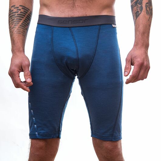 SENSOR MERINO AIR pánské trenky long tm.modrá Velikost: S - Obrázek 2