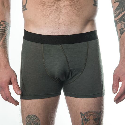 SENSOR MERINO AIR pánské trenky olive green Velikost: S - Obrázek 2