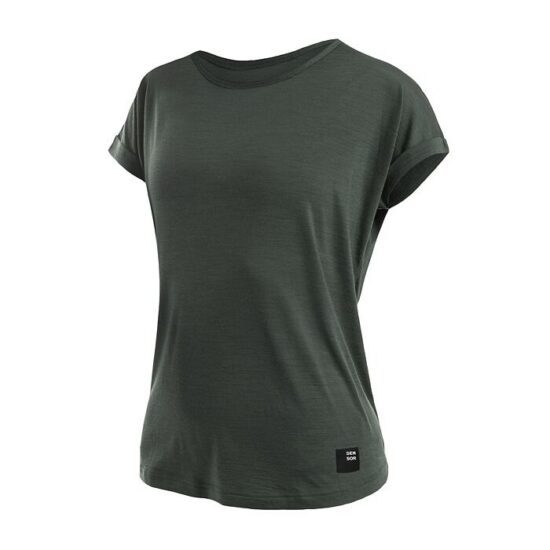 SENSOR MERINO AIR traveller dámské triko kr.rukáv olive green Velikost: S