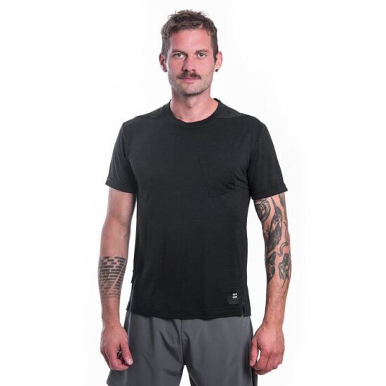SENSOR MERINO AIR traveller pánské triko kr.rukáv černá Velikost: M - Obrázek 2