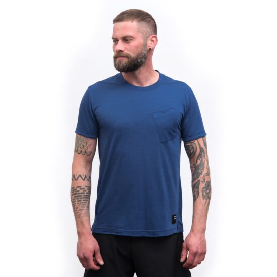 SENSOR MERINO AIR traveller pánské triko kr.rukáv tm.modrá Velikost: XXL - Obrázek 2