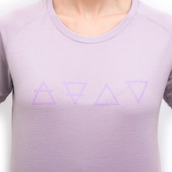 SENSOR MERINO BLEND ELEMENTS dámské triko dl.rukáv mystic violet Velikost: XL - Obrázek 2