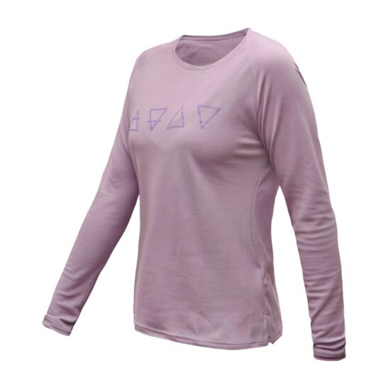 SENSOR MERINO BLEND ELEMENTS dámské triko dl.rukáv mystic violet Velikost: XL