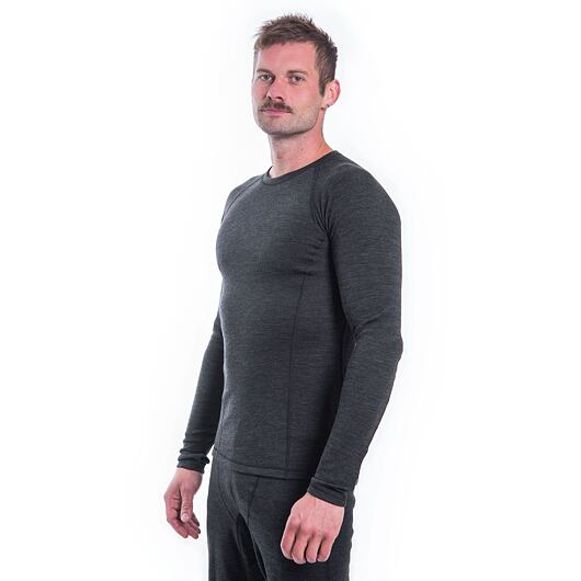 SENSOR MERINO BOLD pánské triko dl.rukáv anthracite gray Velikost: XXL - Obrázek 2