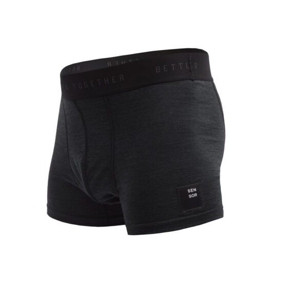 SENSOR MERINO CORDURA pánské trenky černá Velikost: S