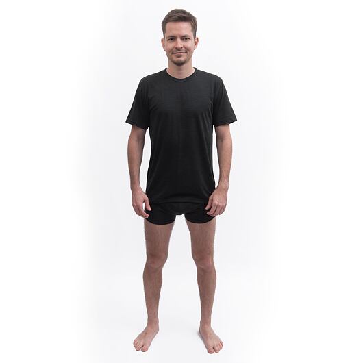 SENSOR MERINO CORDURA pánské triko kr.rukáv černá Velikost: M - Obrázek 2