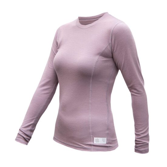 SENSOR MERINO DF dámské triko dl.rukáv mystic violet Velikost: L