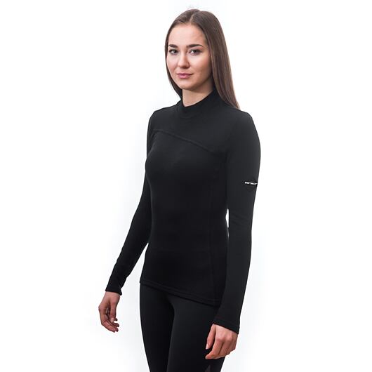 SENSOR MERINO EXTREME dámské triko dl.rukáv černá Velikost: M - Obrázek 2